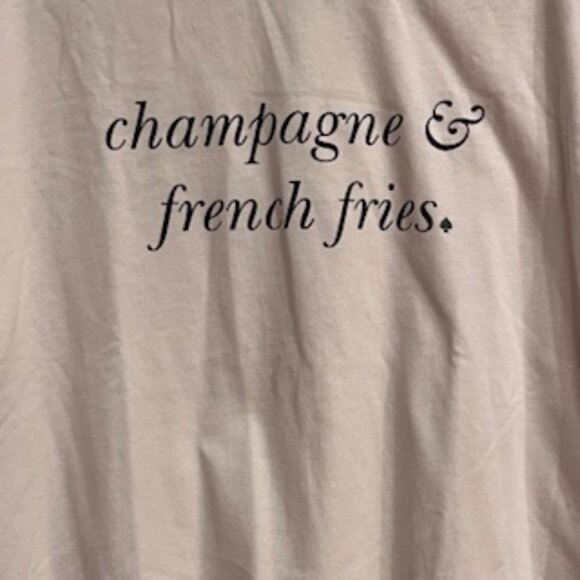 Kate Spade Champagne and French Fries Tshirt from Target - Picture 2 of 5